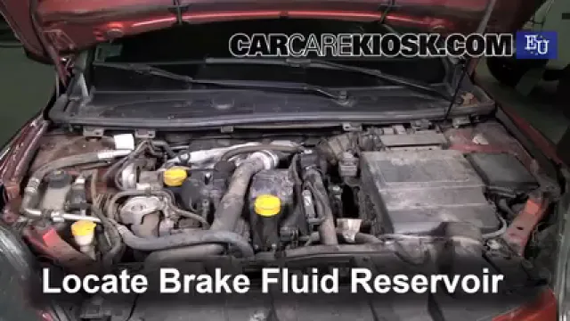 2009 Renault Megane Privilege dCi 1.5L 4 Cyl. Turbo Diesel Brake Fluid Add Fluid